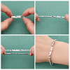 SUPERFINDINGS 10Pcs 2 Colors Brass Pave Clear Cubic Zirconia Watch Band Clasps KK-FH0007-37-3