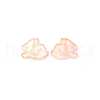 Handmade Frosted Glass Beads FOIL-CJC0004-01F-1