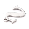 304 Stainless Steel Charms STAS-H112-S-P-3