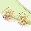 304 Stainless Steel Stud Earrings EJEW-Z098-19G-3