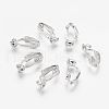 Brass Clip-on Earring Converters Findings KK-Q115-S-NF-1