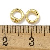 Brass Ring Charm Connectors KK-P284-06G-01-3