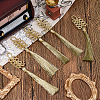 SUPERFINDINGS 8Pcs Nylon Knot Tassel Pendant Decoration AJEW-FH0005-38-4