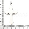 304 Stainless Steel Big Pendants STAS-R171-01P-3
