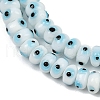 Handmade Evil Eye Lampwork Beads Strands LAMP-A007-02A-02-3
