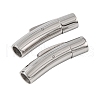Tarnish Resistant Column 316 Surgical Stainless Steel Bayonet Clasps X-STAS-A021-5mm-2