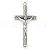925 Thai Sterling Silver Religious Medal Pendants STER-NH0001-67AS-1