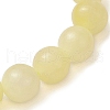 8.5mm Round Natural Topaz Jade Beaded Stretch Bracelets for Women Men BJEW-JB10512-4