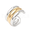 304 Stainless Steel Chunky Cuff Rings RJEW-S626-02GP-2