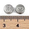 Anti-Tarnish 304 Stainless Steel Beads STAS-L082-018P-04-3