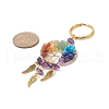 Natural Amethyst Keychain KEYC-JKC00435-02-2