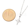Star Alloy Pendant Necklaces NJEW-JN05214-01-5