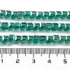 Electroplate Glass Beads Strands EGLA-R030-4x4mm-11-2
