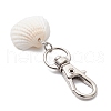 Synthetic Turquoise & Shell Pendant Decorations HJEW-JM03178-04-4