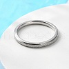 Non-Tarnish Textured 201 Stainless Steel Simple Thin Finger Ring for Women RJEW-I089-26P-5