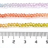 Transparent Painted Glass Beads Strands DGLA-A034-T1mm-A12-3