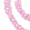 Baking Electroplate Glass Beads Strands X-DGLA-A039-J2MM-B18-3