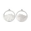 Ion Plating(IP) 304 Stainless Steel Pendants STAS-L268-015P-1