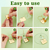 Acrylic Wine Glass Charms AJEW-GA00009-3