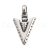 304 Stainless Steel Pendants STAS-A112-05AS-1