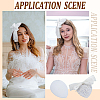 10Pcs EVA Cloth Teardrop Fascinator Hat Base for Millinery AJEW-FG0004-53B-6