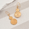 Alloy Flat Round Hoop Earrings AF4583-2
