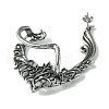 316 Surgical Stainless Steel Cuff Earrings EJEW-E300-13AS-02-2