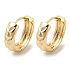 Brass Grooved Hoop Earrings EJEW-B035-43KCG-1