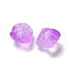 Baking Painted Transparent Glass Beads GLAA-C035-01S-2