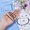 Beebeecraft 10Pcs Milan Cord & 304 Stainless Steel Bracelets Making MAK-BBC0001-18-3
