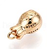 Brass Pendants KK-T075-30G-2