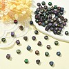 500Pcs 5 Styles Opaque Acrylic Beads MACR-YW0002-44-5