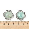 Natural Amazonite Faceted Connector Charms G-M431-09P-01-3