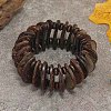 Bohemia & Ethnic Style Wood Stretch Bracelets for Women WG33998-07-1