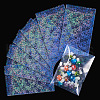 50Pcs Double Face Laser Rectangle PE Cellophane Bags ABAG-TAC0013-14C-3
