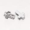 Alloy Cross Slide Charms with Grade A Rhinestones ALRI-R034-02-3