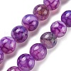 Natural Dragon Veins Agate Beads Strands G-A261-A04-14mm-2