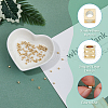FIBLOOM 100Pcs Brass Beads KK-FI0001-03B-5