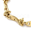 304 Stainless Steel Oval Link Chain Bracelets for Women BJEW-G712-09G-2