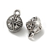 Tibetan Style Alloy Charms FIND-M011-08AS-2