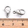 304 Stainless Steel Lobster Claw Clasps STAS-T065-13mm-34P-3