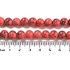 Dyed Synthetic Turquoise Gemstone Bead Strands TURQ-R032-8mm-XSS18-3