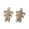 Tibetan Style Alloy Pendants X-TIBEP-A12532-AB-NR-2