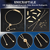 Unicraftale DIY Blank Rectangle Brass Link Slider Bracelet Making Kit DIY-UN0056-19-5
