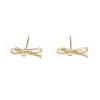 Brass Stud Earring Findings KK-G432-29G-1