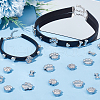 SUNNYCLUE 30Pcs 3 Styles Alloy Rhinestone Slide Charms FIND-SC0010-34-4
