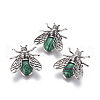 Synthetic Malachite Brooches G-A176-D02-1