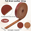 2M Flat AB Grade Cowhide Leather Cord AJEW-WH0479-73D-01-2