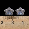 Two-tone Opaque Acrylic Bead Caps OACR-G034-07F-3