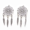 Tibetan Style Alloy Pendants TIBE-Q054-14AS-NR-2